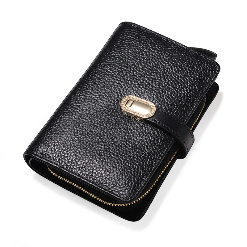 

KANGAROO KINGDOM fashion luxury genuine leather women wallets brand hasp lady short purse card holder wallet