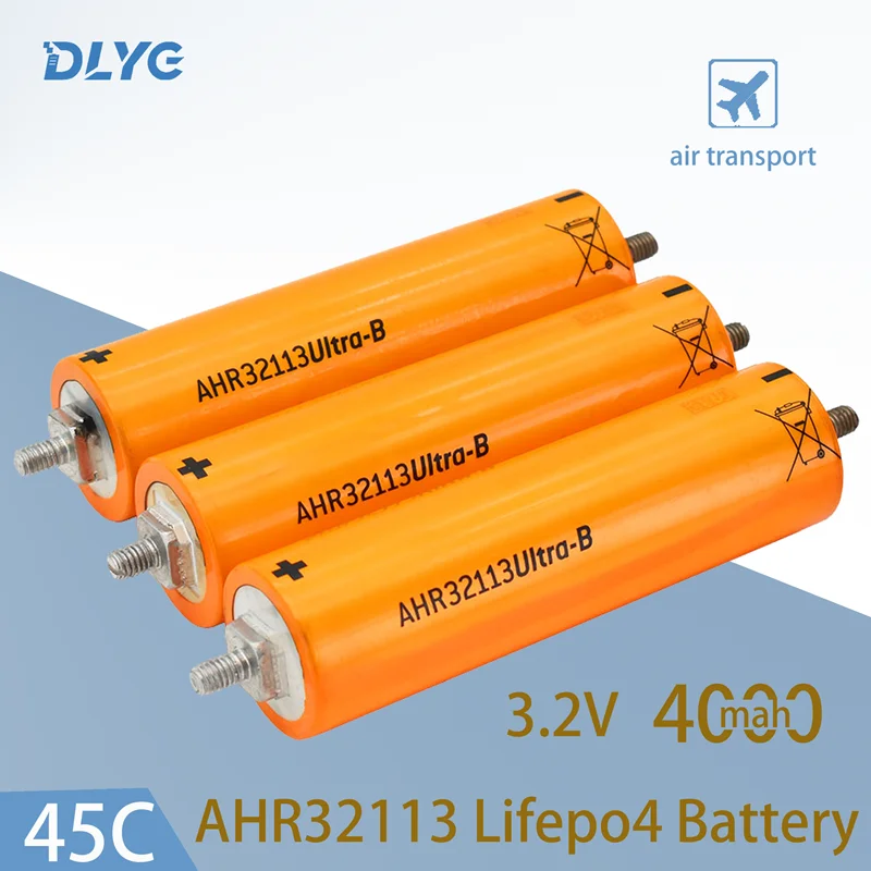 

a123 ahr32113 lifepo4 battery 3.2v 4.0ah 45c rechargeable lithium iron phosphate power battery, high-rate discharge with screws
