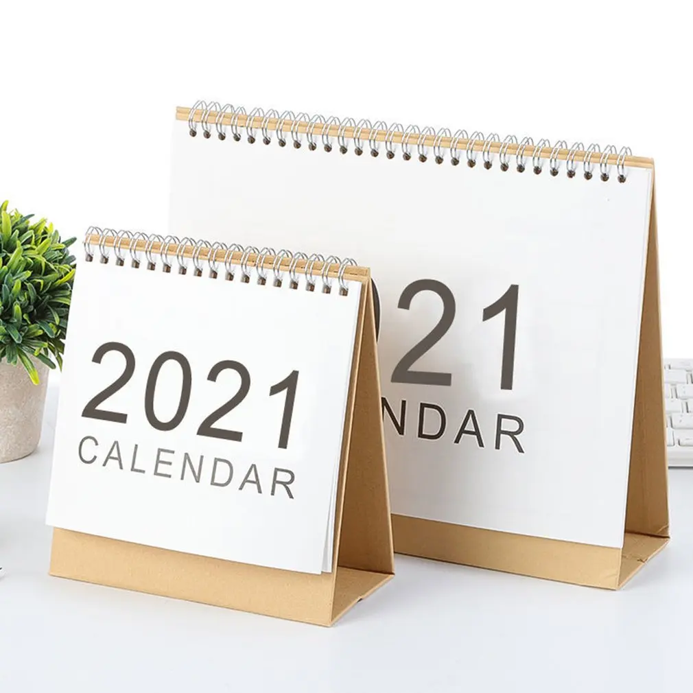 

Simple Calendar Creative Events 2021 Company Desktop Office Accessories Household Calendar Exquisite Gift