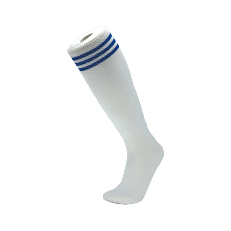 Тонкие футбольные носки Простые весенне летние длинные из полиэстера и хлопка