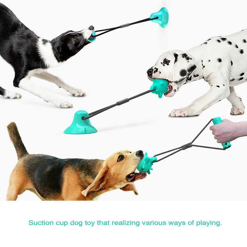

Pet dog Toys Silicon Suction Cup Tug Pet Toy Dogs Push Ball Toy Pet Tooth Cleaning Dog Toothbrush for Puppy Small Dog Biting Toy