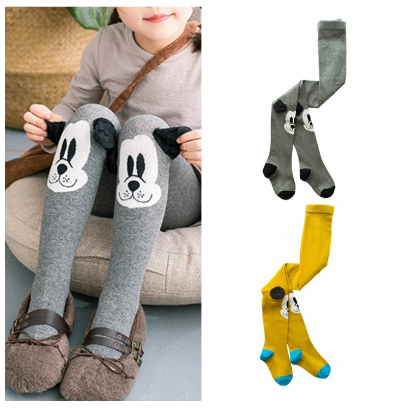 2019 осень зима детские колготки Лидер продаж для маленьких девочек в рубчик