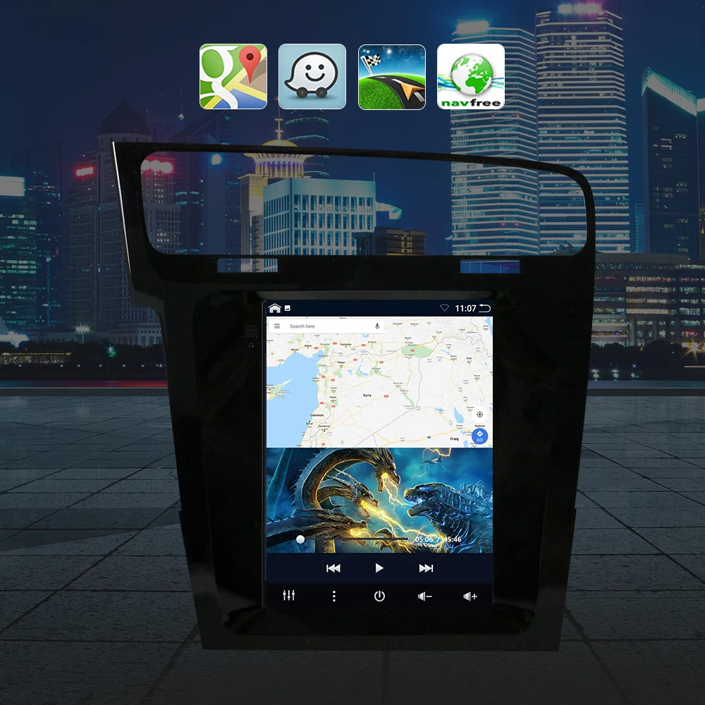 Автомагнитола Eunavi 2 Din Android для VW Volkswagen Golf 7 Golf7 2013-2015 мультимедийный видеоплеер