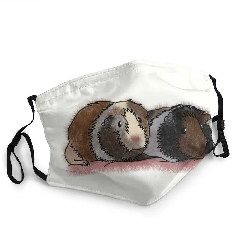 

KawaiiGuinea свинья I Love Mama Регулируемый рот кольцо уход за кожей лица маска для взрослых животное маска против дымки Пылезащитная крышка респира...