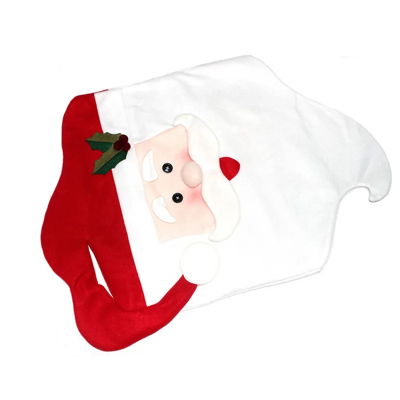 Искусственный обеденный стол красная шляпа снежинка задняя крышка стула