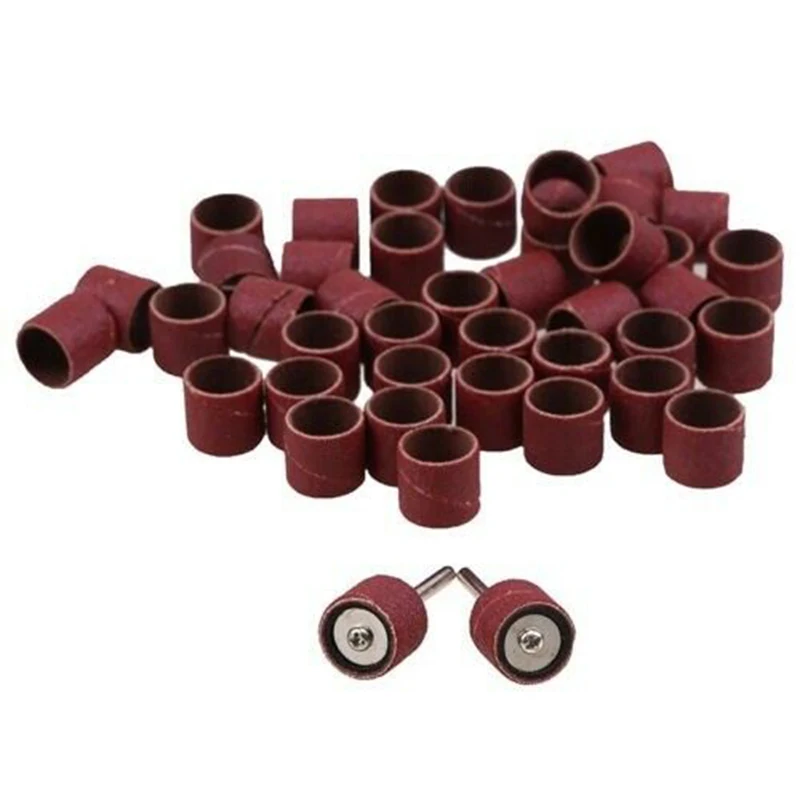 

1/2\\\" Sanding belts Rubber Mandrel Abrasive Strap Grinding Polishing Glass