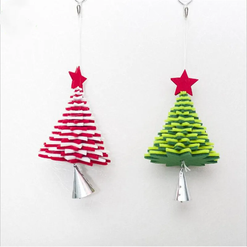 Хит продаж рождественские фланелевые украшения колокольчики Рождественская