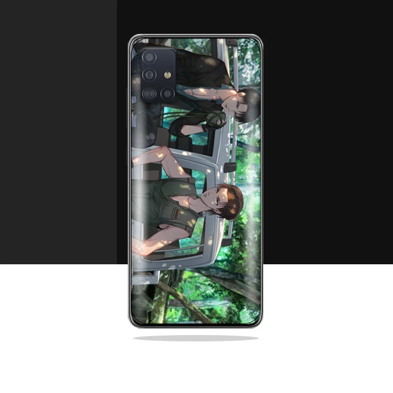 

Japan Anime Attack Phone Case For Samsung Galaxy A72 A71 A51 A70 A60 A50 A40 A30S A30 A20E A20 A10 4G 5G Full Protection