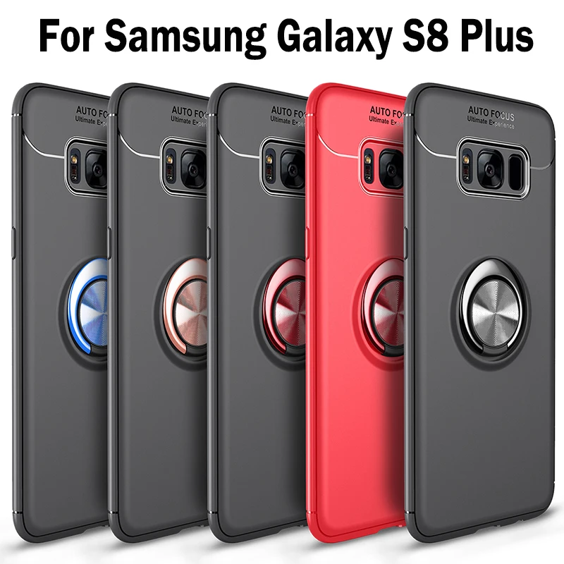 Чехол для samsung g955fd Galaxy S8 plus SM G955FD G955F силиконовый чехол телефона G955 черный