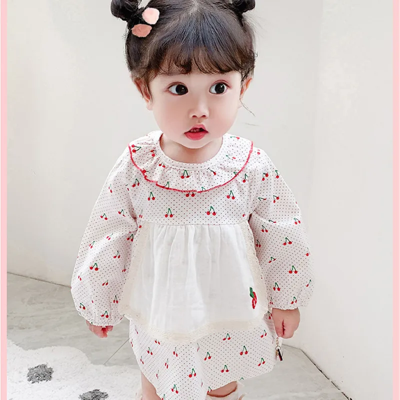 Платье для новорожденных девочек Милое осеннее платье малышей 2020 принцессы