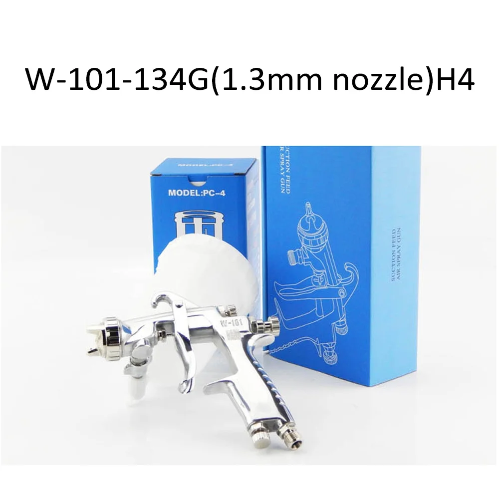 

New Plastic 400CC Cup SPRAY GUN W-101 Air Spray Gun Hand Manual Spray Gun 0.8/1.0/1.3/1.5/1.8mm High Quality Air Spray Gun 2019