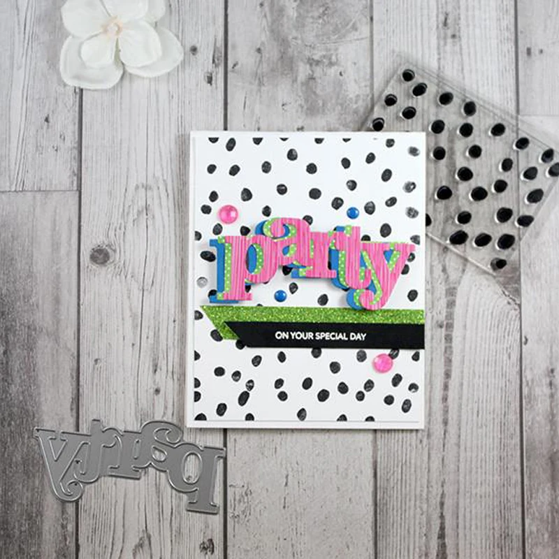 Вечерние высечки для открыток вечерние скрапбукинга металлические новинка