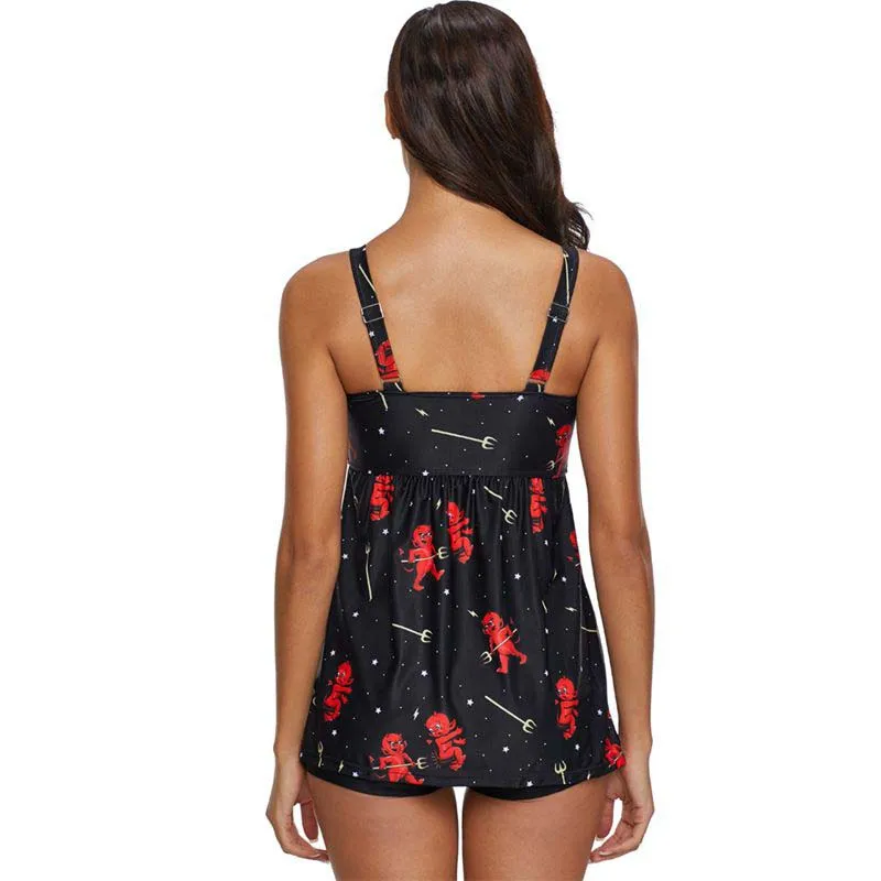 2020 бикини из двух частей размера плюс танкини купальник платье купальники