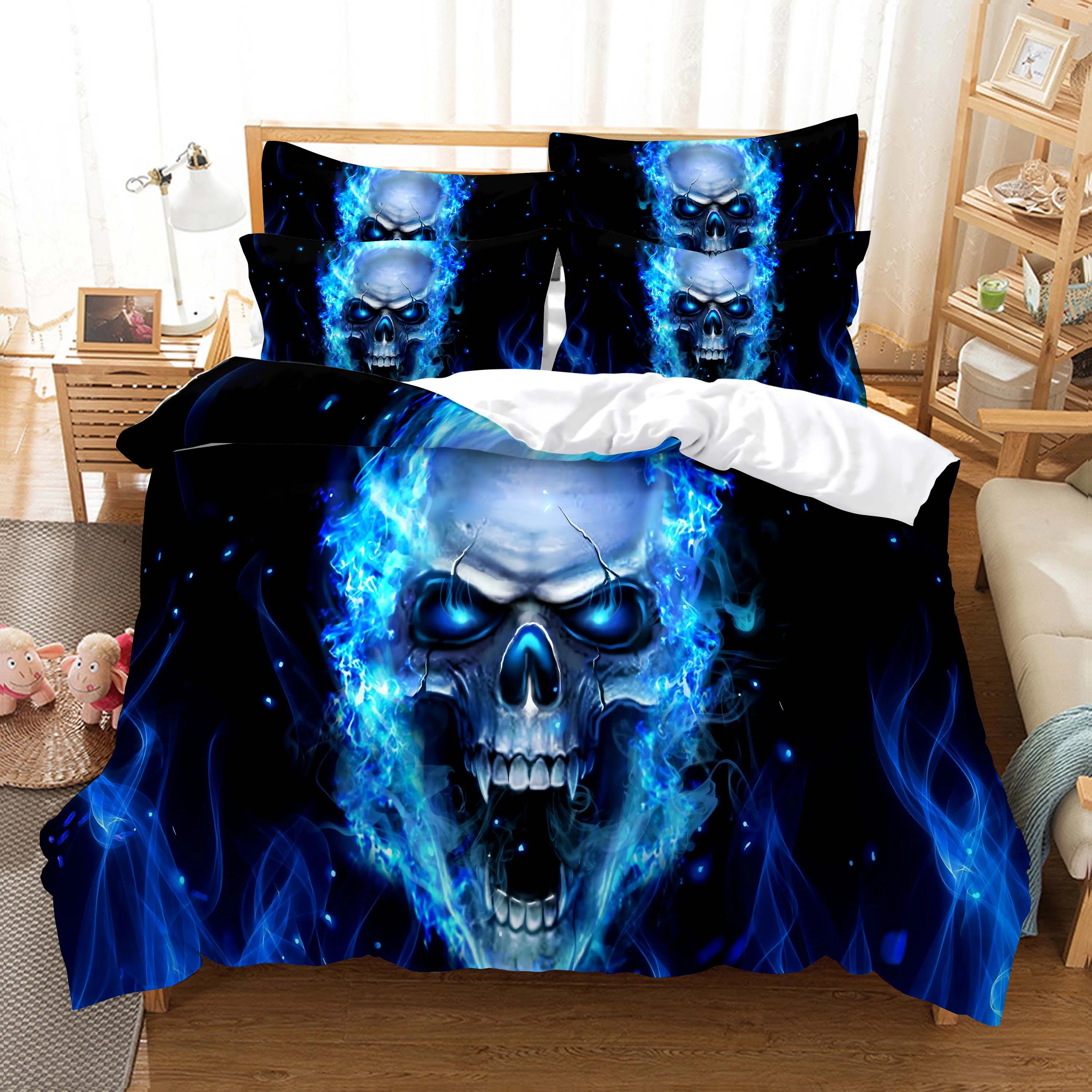 Комплект постельного белья для Хэллоуина полиэстер размер 264x239 | Дом и сад