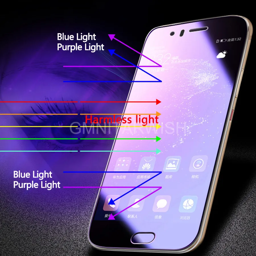 Закаленное стекло 9H для Huawei Honor 9X Pro 8X 7X View 20 10 10i Nova 7i 5T P40 Lite с защитой от УФ
