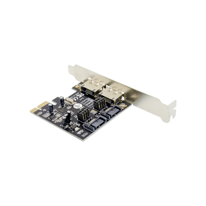 Raid-карта PCIE SATA3.0 6Gbs Controller eSATA SATA III Плата расширения 6000m Chip Asmedia ASM1061 адаптер