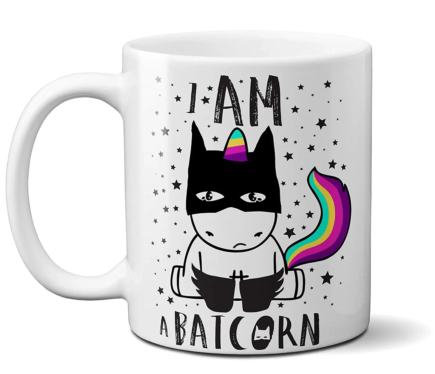 

Кружка для кофе с единорогом «I Am A Batcorn», 320 мл