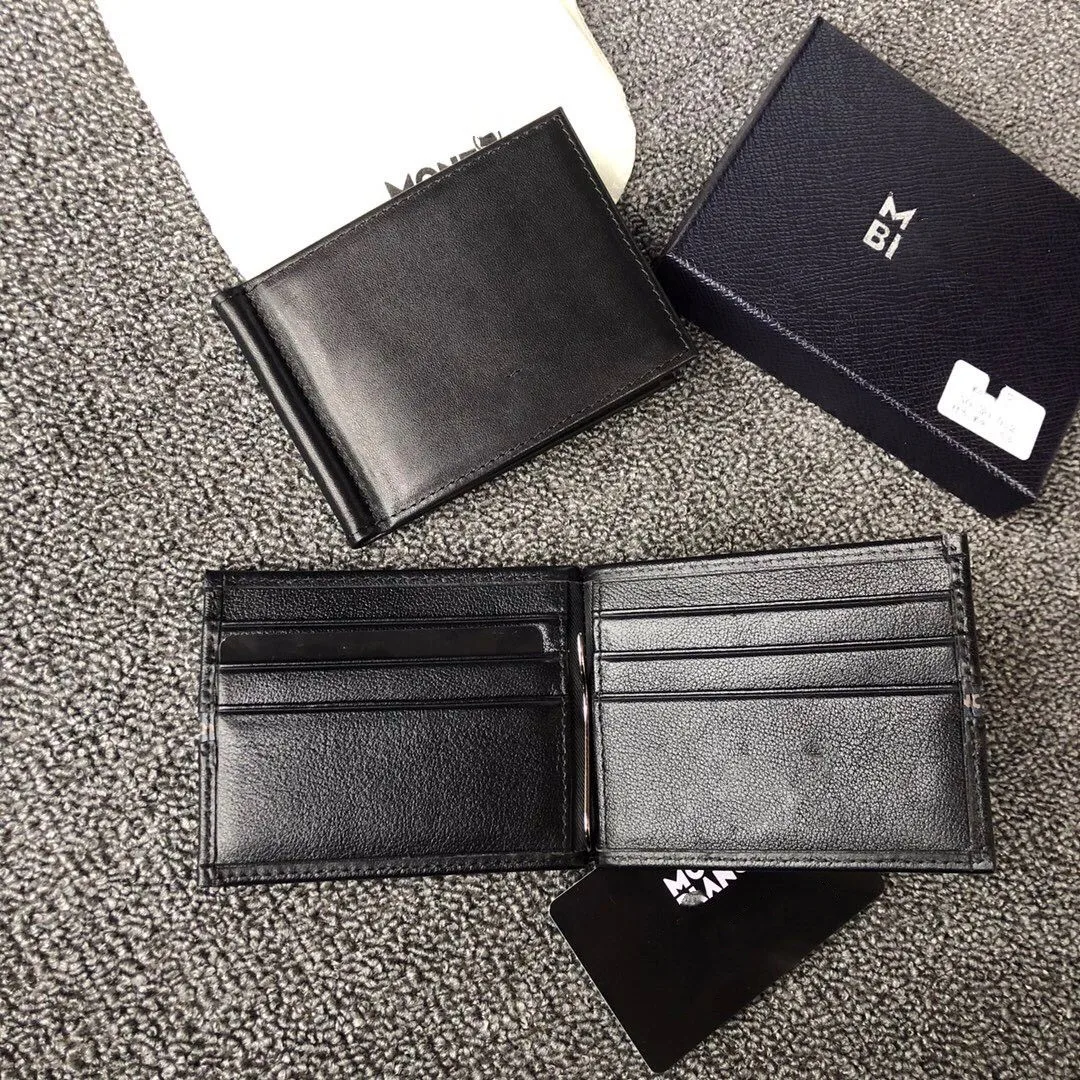 

Wallet, MB wallet business card case, 100% top cowhide business card case. Men's luxury business card bag free gift box