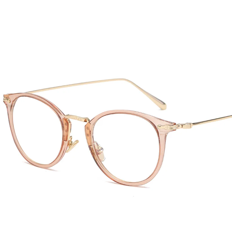 TR90 прозрачные круглые очки для мужчин и женщин оптические близорукости по