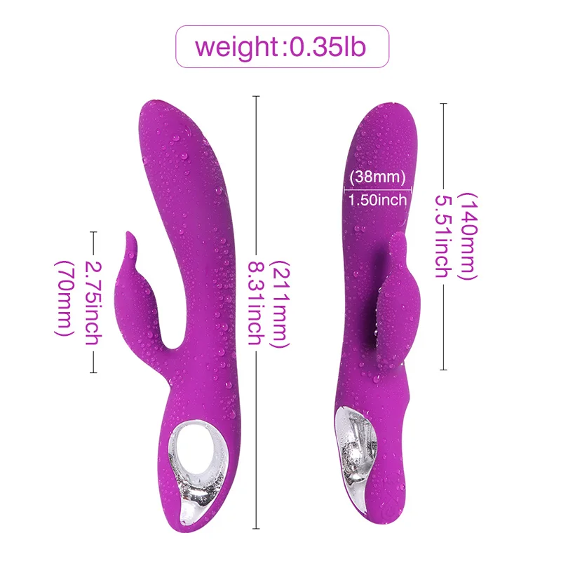 Вибратор Кролик для точки G 10 режимов Стимулятор клитора вагинальный Массажер