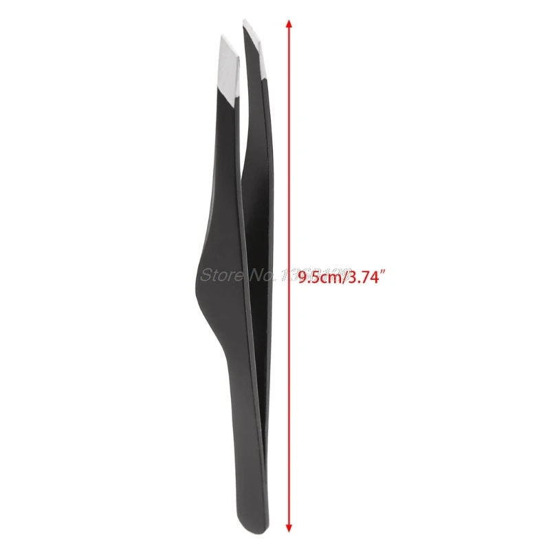 

Professional Stainless Steel Slant Tip Hair Removal Eyebrow Tweezers Makeup Useful Hand Tool AUG_15 Dropship