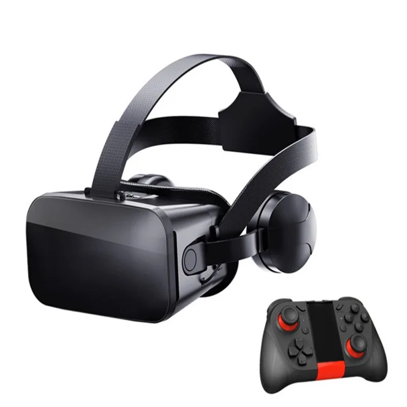 Новые VRPARK J20 VR очки с наушниками Умная интегрированная машина с пультом дистанционного управления или контроллерами.