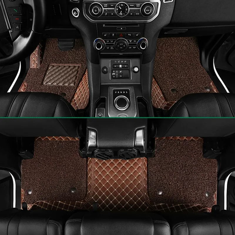 

Best quality rugs! Custom special car floor mats for BMW X5 F15 2018-2014 durable waterproof two layer car carpets for X5 2017