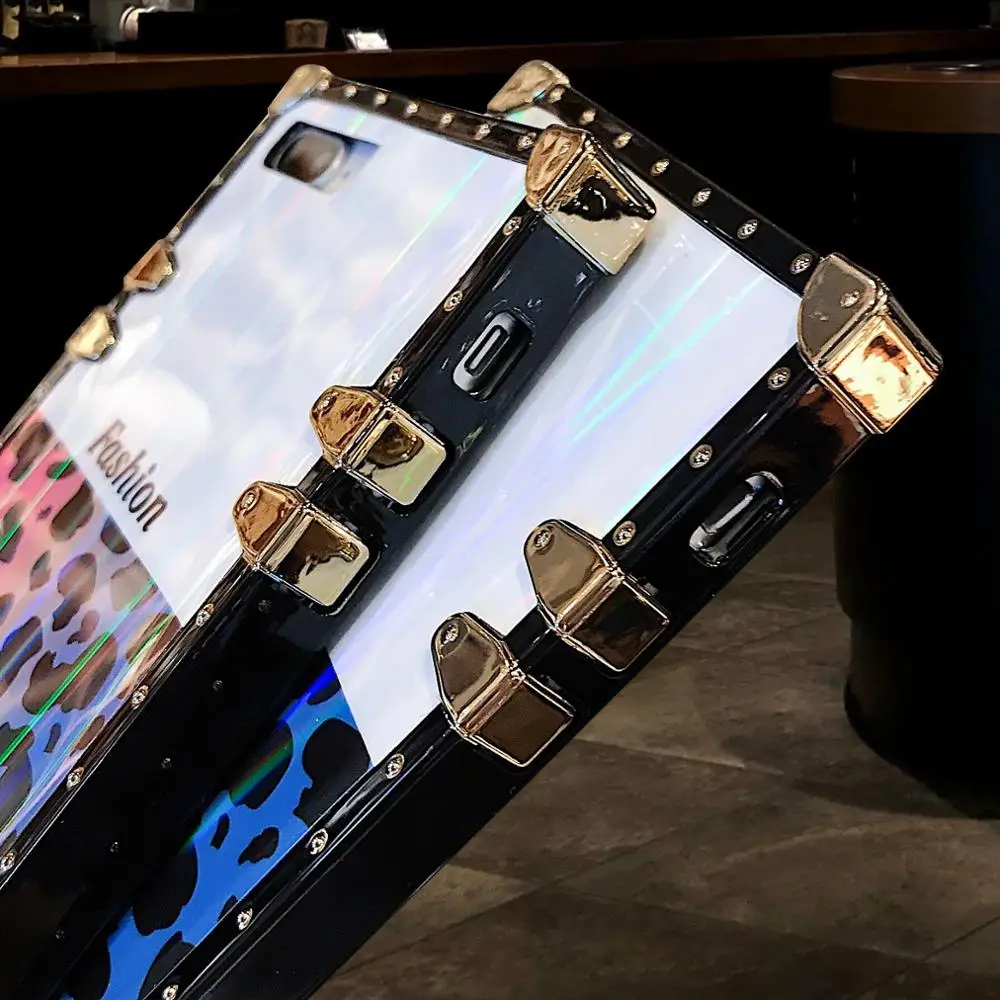 Модный квадратный ремешок с леопардовым принтом чехол для телефона huawei mate 20RS 20 30