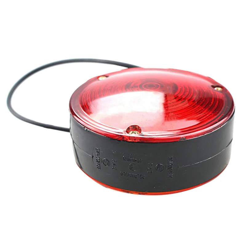 

2PCS Car Bulb Side Marker Light Double Face Red Amber Signal Lamp Warning for Car Truck Trailer