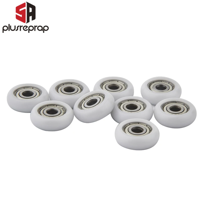 9 шт./лот коссель нейлоновый пластический шкив с шарикоподшипником 625 ZZ