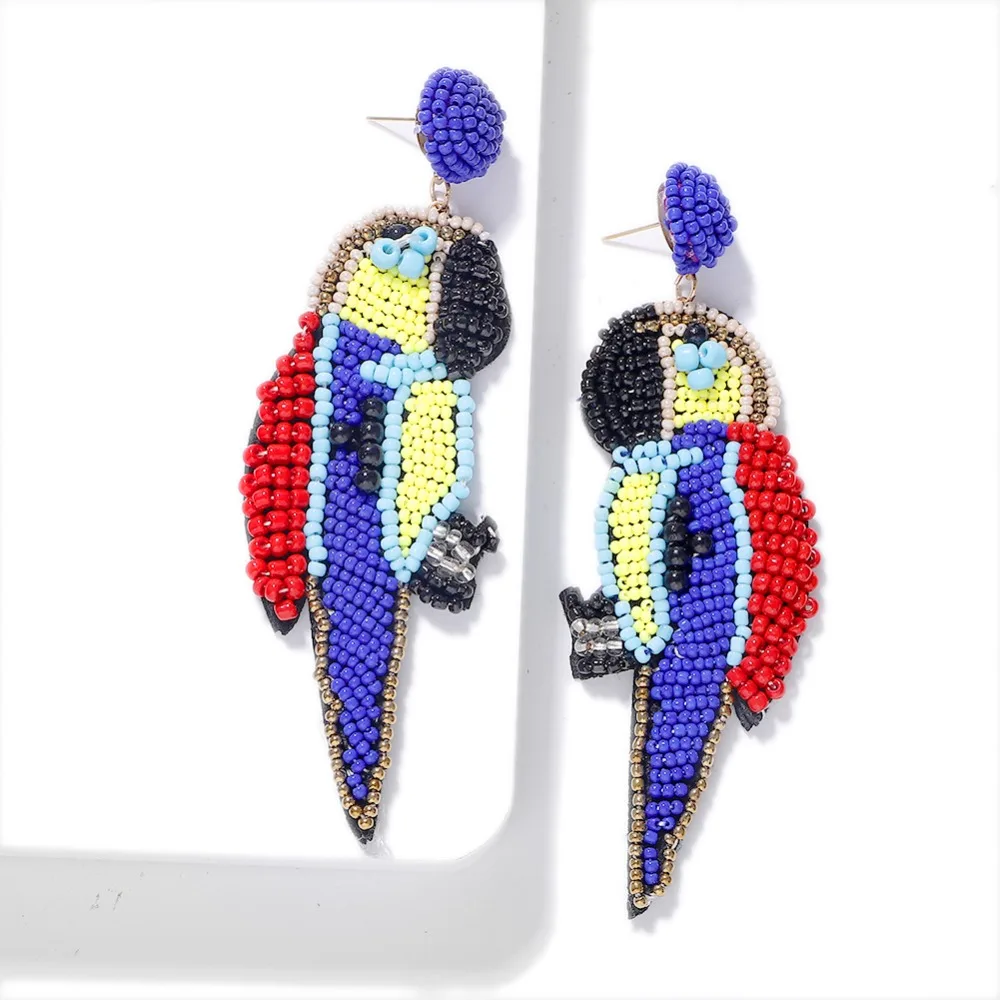 Dvacaman большие Свинг Висячие Серьги Boho Этнические бисерные подвески серьги большие кисточки бахрома массивные ювелирные изделия аксессуары