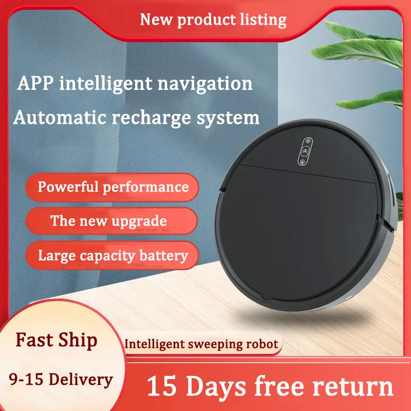 

3800PA Vacuum Cleaner Smart Robot Remote Control Alexa Planned Cleaning Wireless Floor Sweeping Machine Vacuum Cleaner For Home