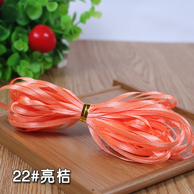 Красивая 3 мм фиолетовая атласная лента для рукоделия и шитья рождественское