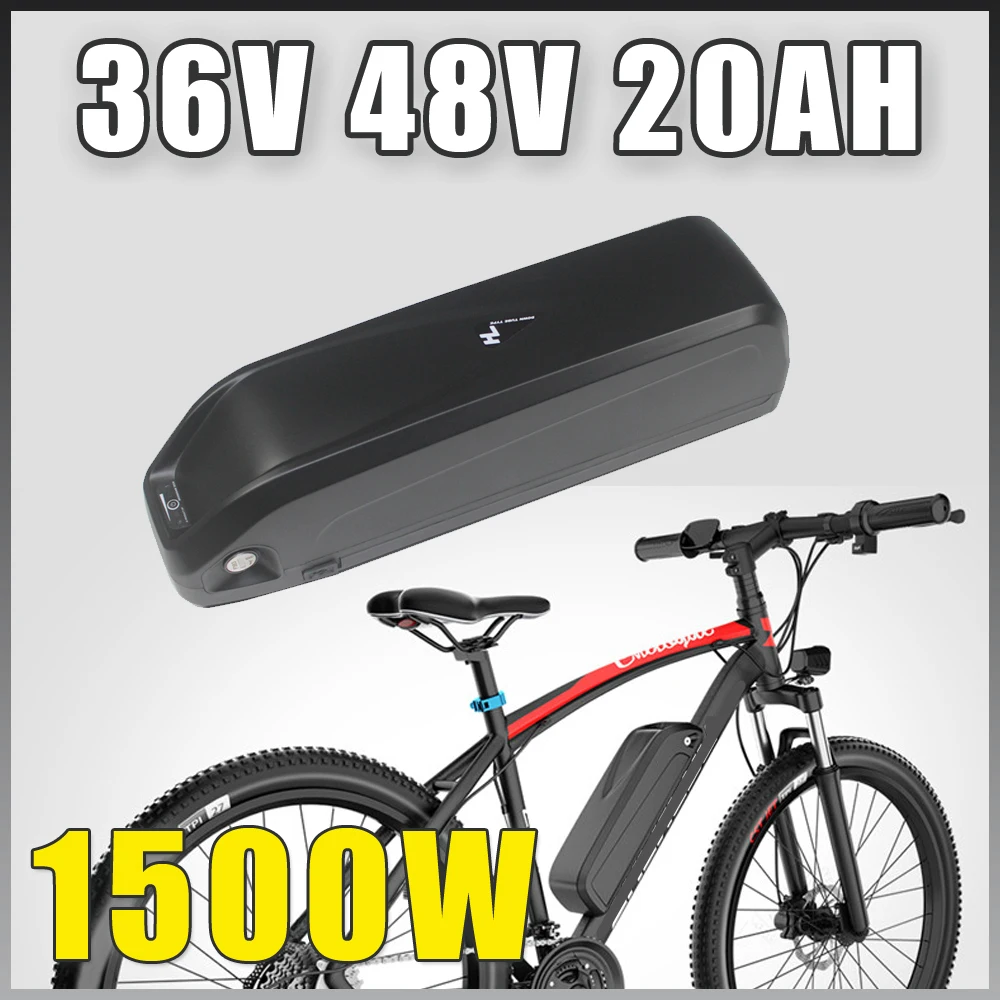 Аккумулятор для электровелосипеда Hailong EBike 48 В 17 Ач 30 А BMS велосипедного двигателя