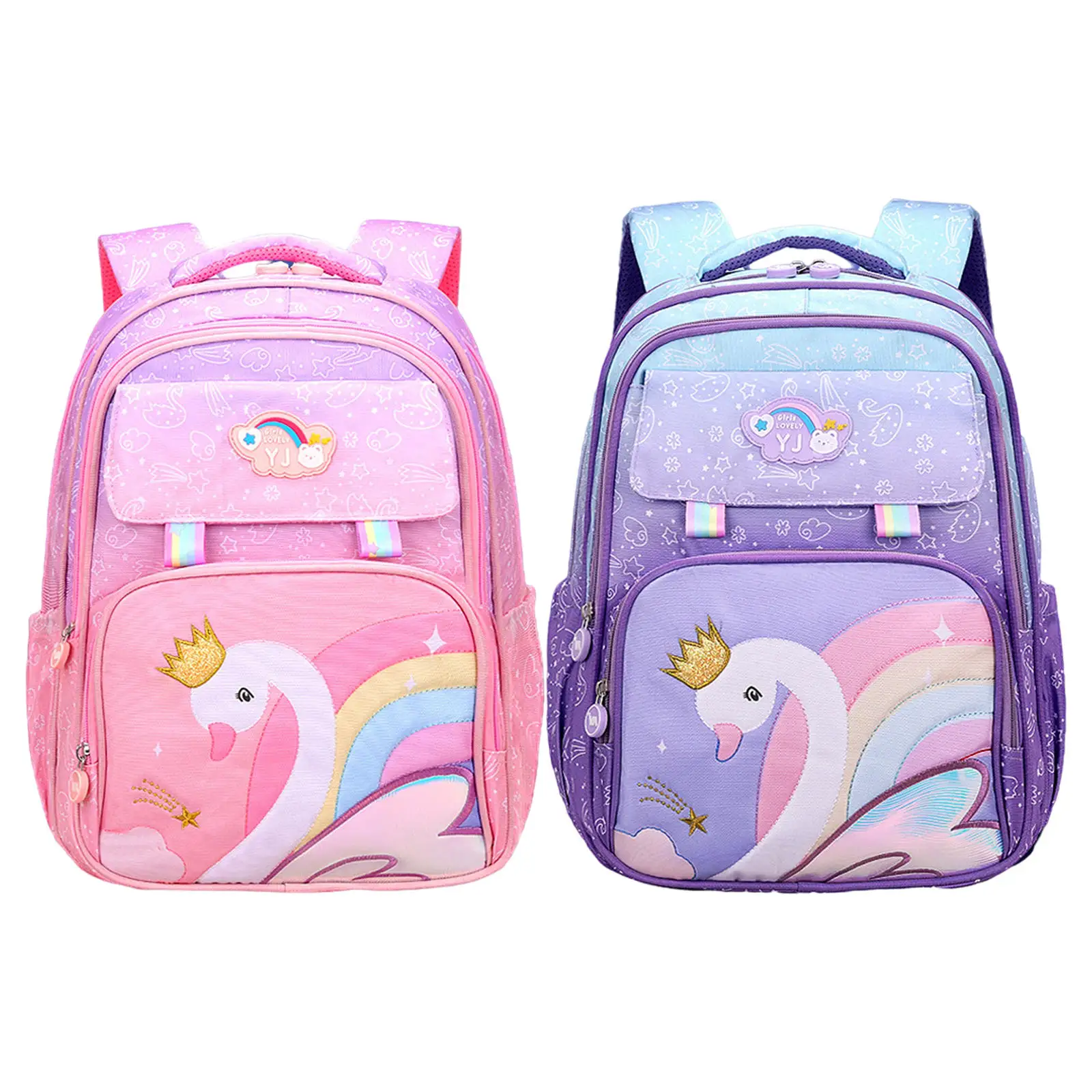 

Backpack Lightweight Water Resistant Large Capacity Book Bag for Kids Student Girl