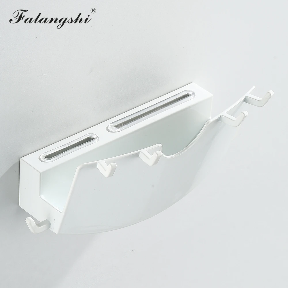 Falangshi космическая алюминиевая стойка для крышек кастрюль с крючками подставка