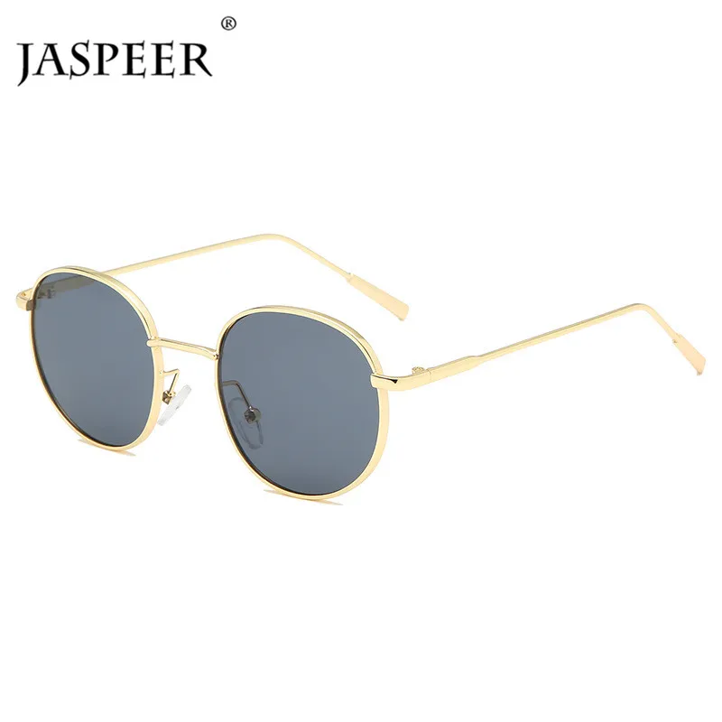 

JASPEER Retro Round Sunglasses Men Punk Sun Glasses Women UV400 Driving Vintage Shades Metal Frames Classical Unisex Eyewear