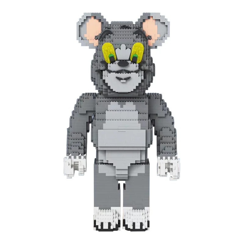 Модель Джерри-мыши Том кот MOC Классическая анимационная мультяшная серия