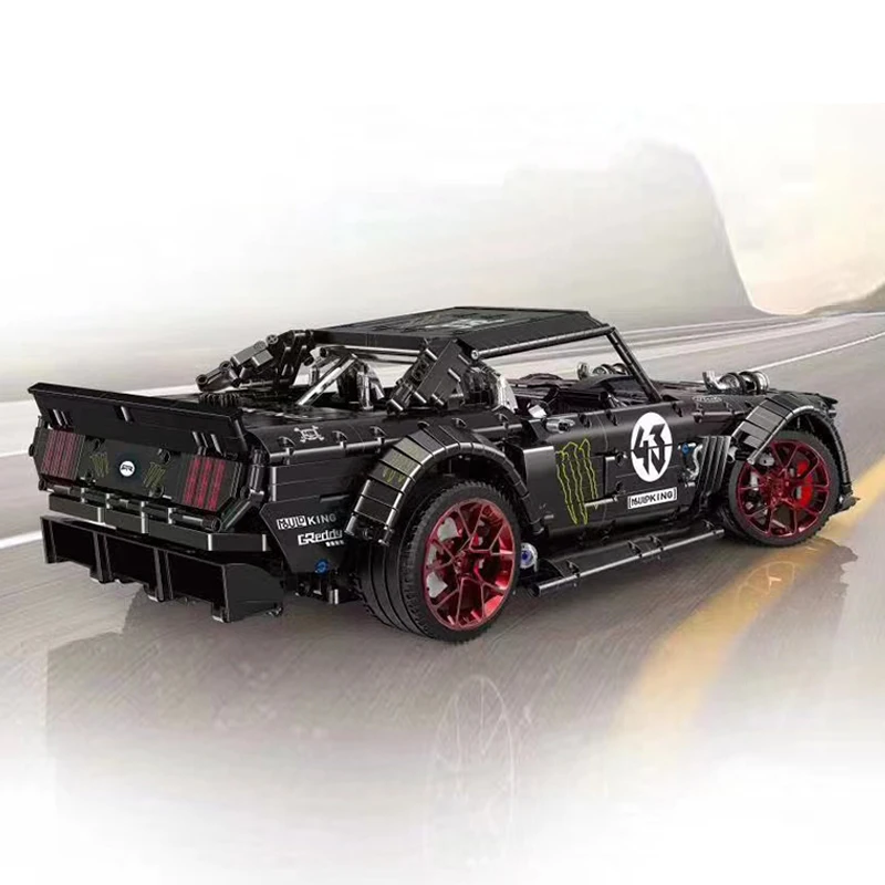 Форма King Technic серия RC Ford Mustang Hoonicorn RTR V2 гоночная модель автомобиля строительные