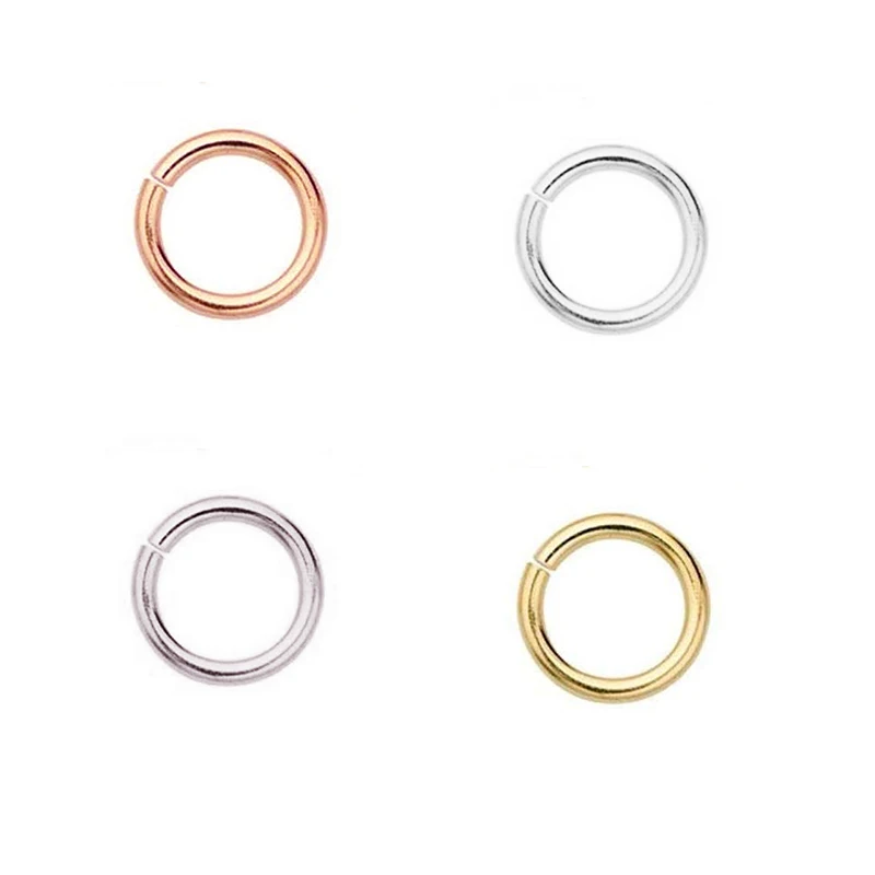 3 мм/5 мм Стерлинговое Серебро 925 пробы Открытое кольцо скачок для изготовления