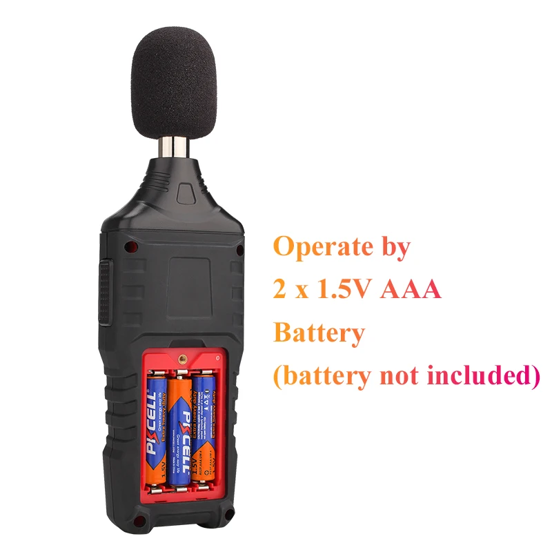 Habotest HT622A цифровой измеритель уровня звука регистратор 30~ 130 дБ цифровой диагностический инструмент ЖК-подсветка Высокая сигнализация регистрации данных