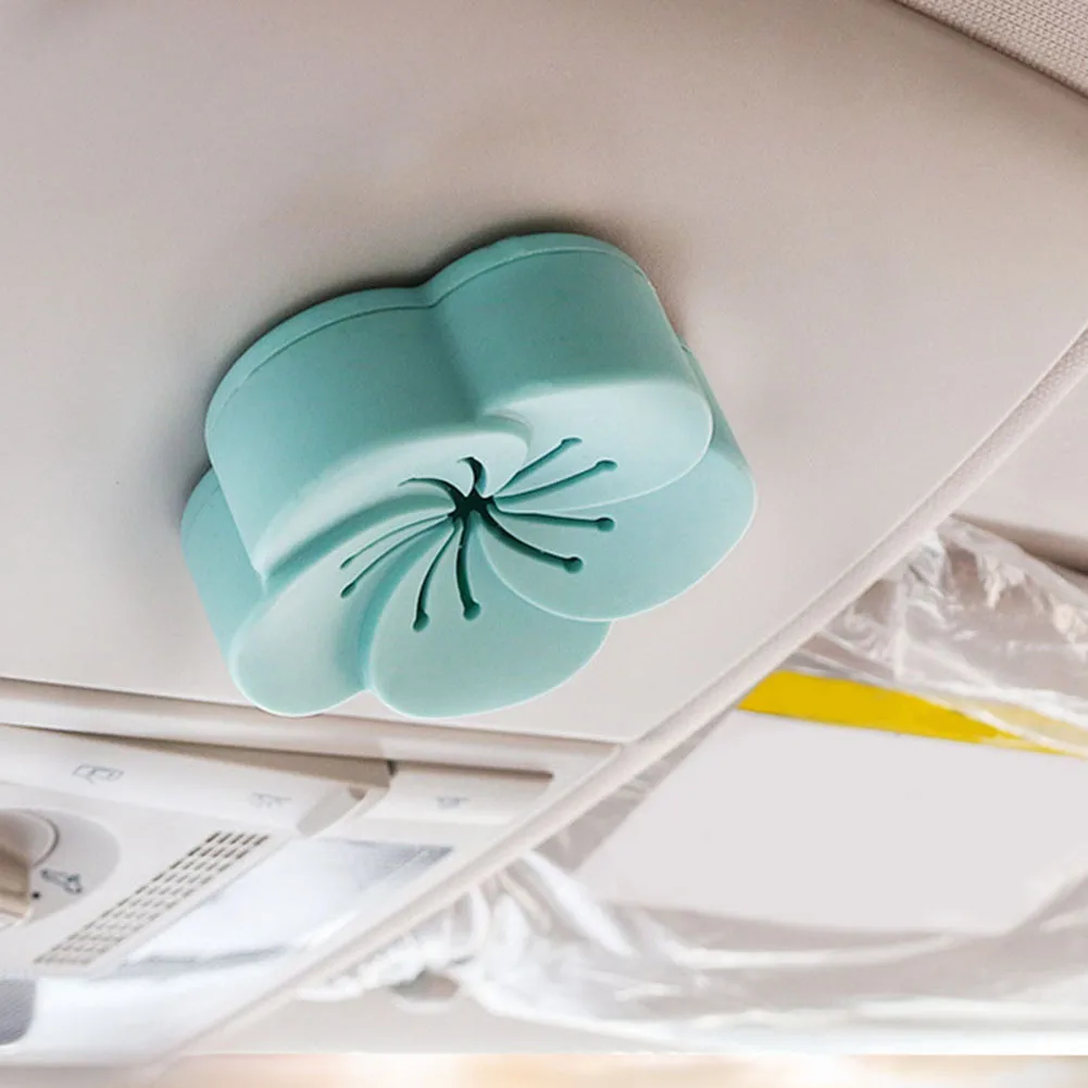 

Car Vehicle Flower Shape Air Freshener Solid Perfume Aromatherapy Fragrance Box