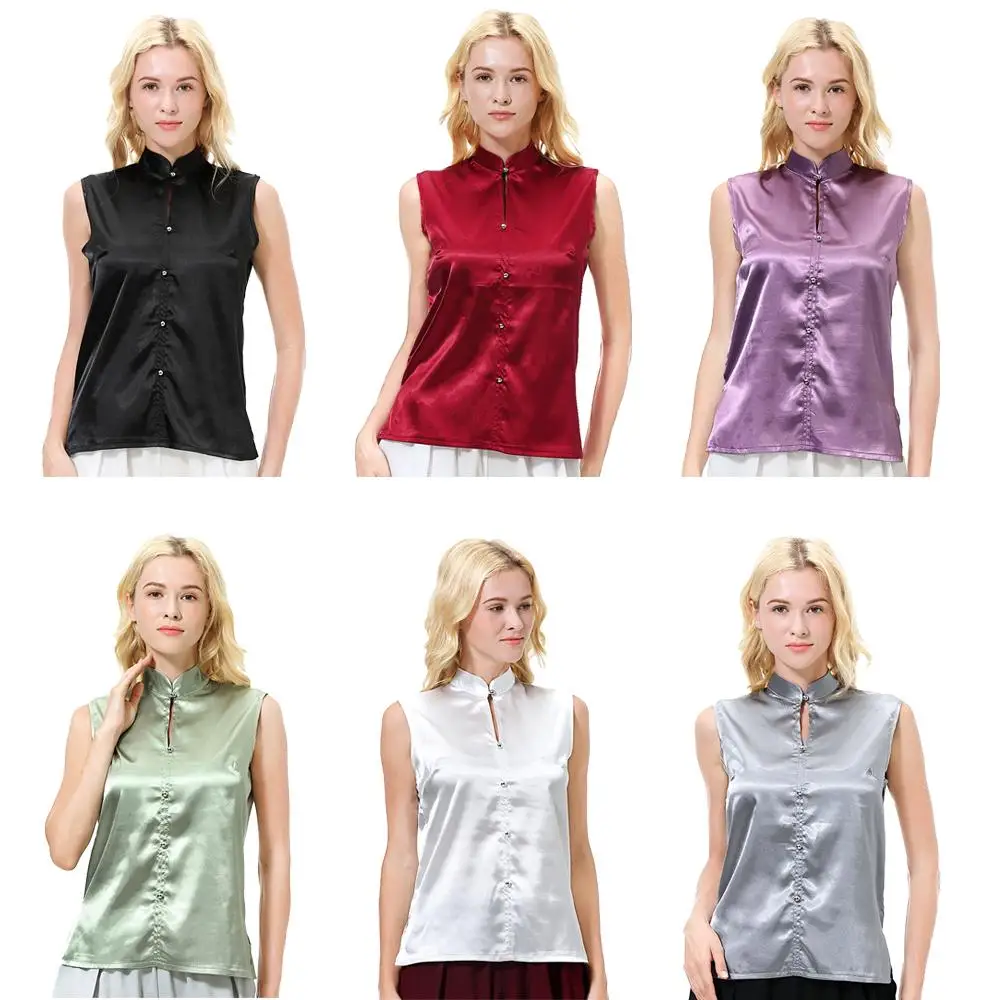 Женская кружевная блузка на пуговицах мягкая приталенная из искусственного