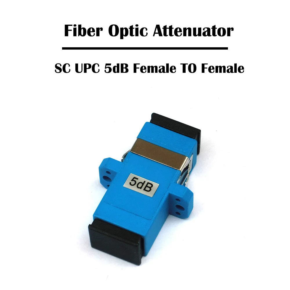 10 шт./лот SC фиксированного фланец волокно-оптический аттенюатор 3dB 5dB 10dB 15dB SM