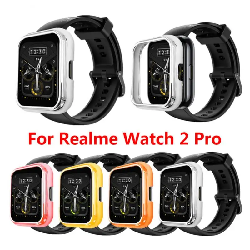 

Защитный чехол для часов Realme Watch 2 Pro, вакуумный гальванический металлический сенсорный высококачественный защитный чехол
