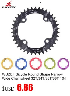 PROWHEEL 104BCD шатун для горного велосипеда алюминиевый сплав с дном 170 мм 175 мм MTB велосипедный Кривошип с осью 1x11Speed запчасти для велосипеда