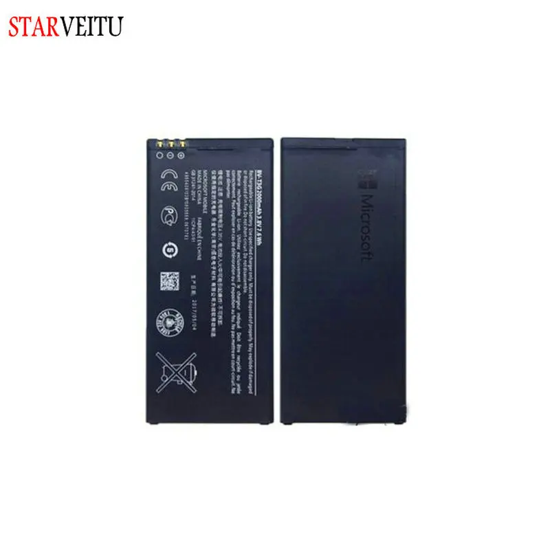 

Аккумулятор BV-T3G для Microsoft Nokia Lumia 650 RM-1154 BV T3G мобильный телефон, 2000 мА · ч