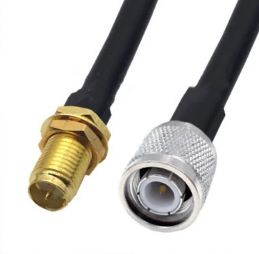 

RP-SMA Female To TNC Male connector 5D-FB 50-5 Coaxial RF Adapter Jumper Cable 50ohm