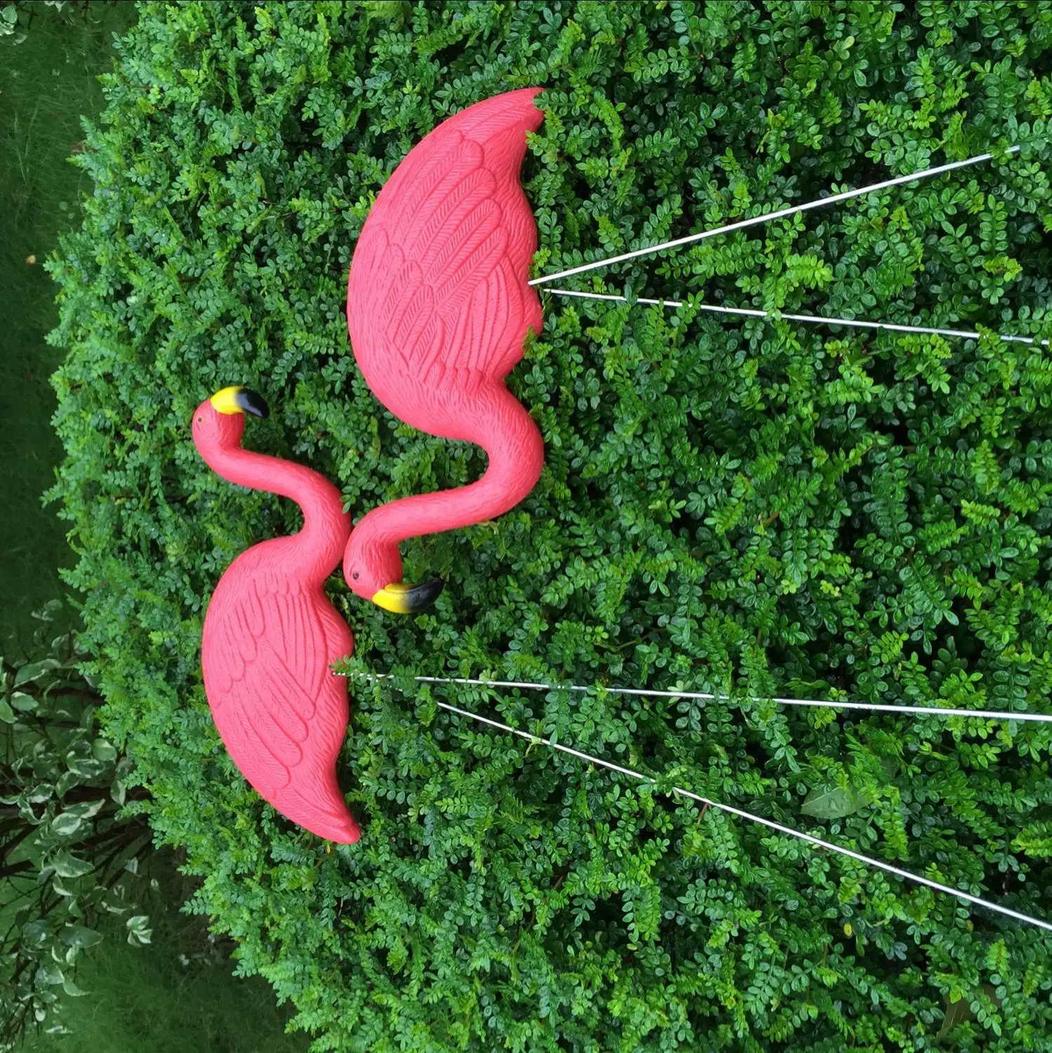 Пластиковая имитация фламинго украшение для сада на открытом воздухе полимерные