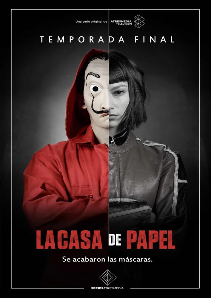 Глянцевые бумажные плакаты la casa de papel, украшение на стену, хорошее качество